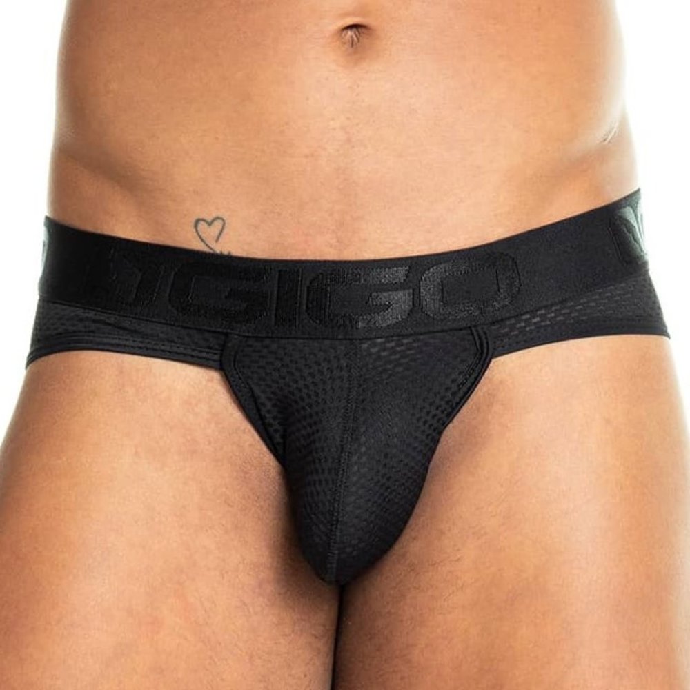 GIGO CAMO BLACK BRIEF UNDERWEAR
